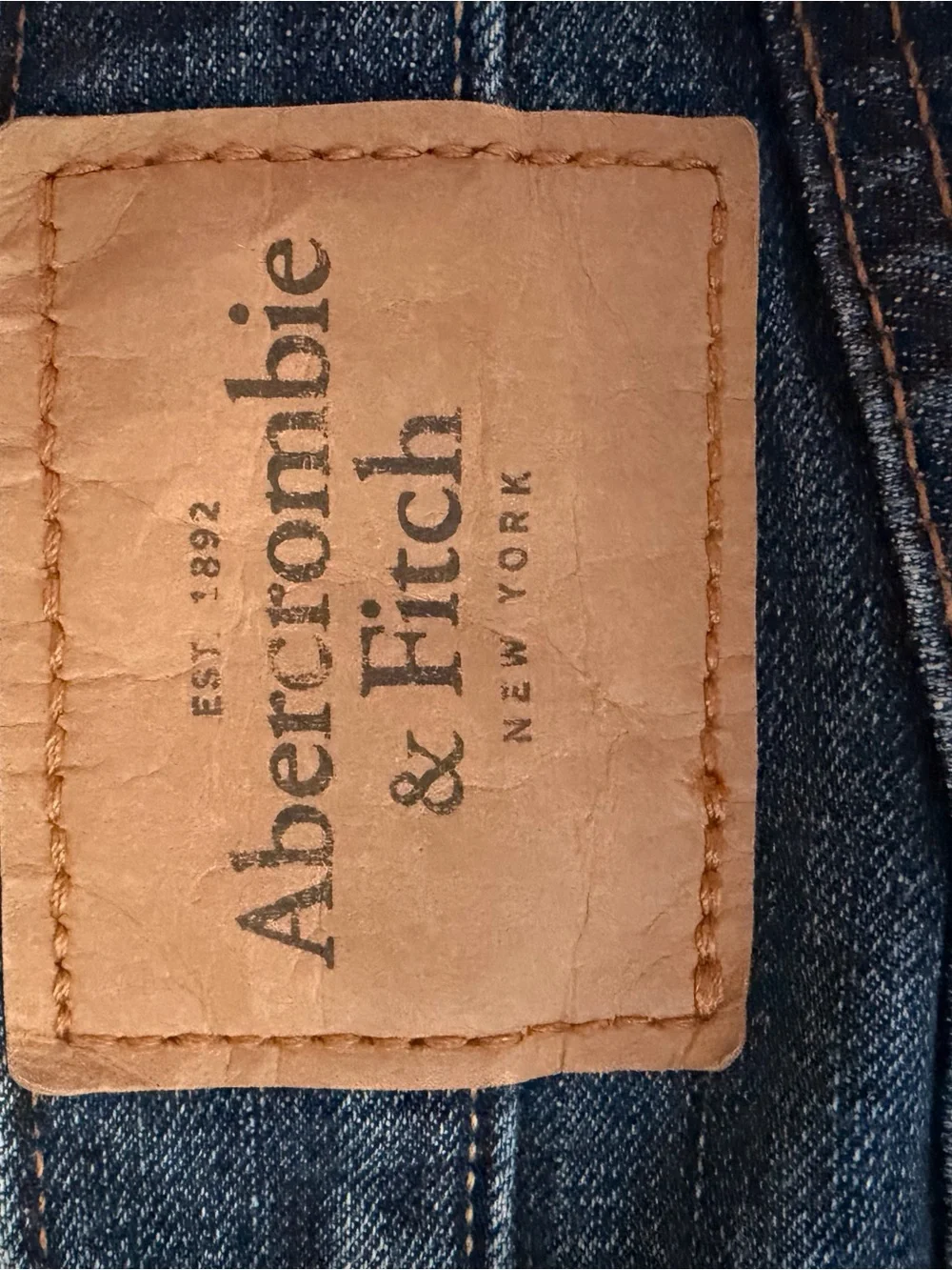 Abercrombie & Fitch Men’s Dark Wash Straight Jeans